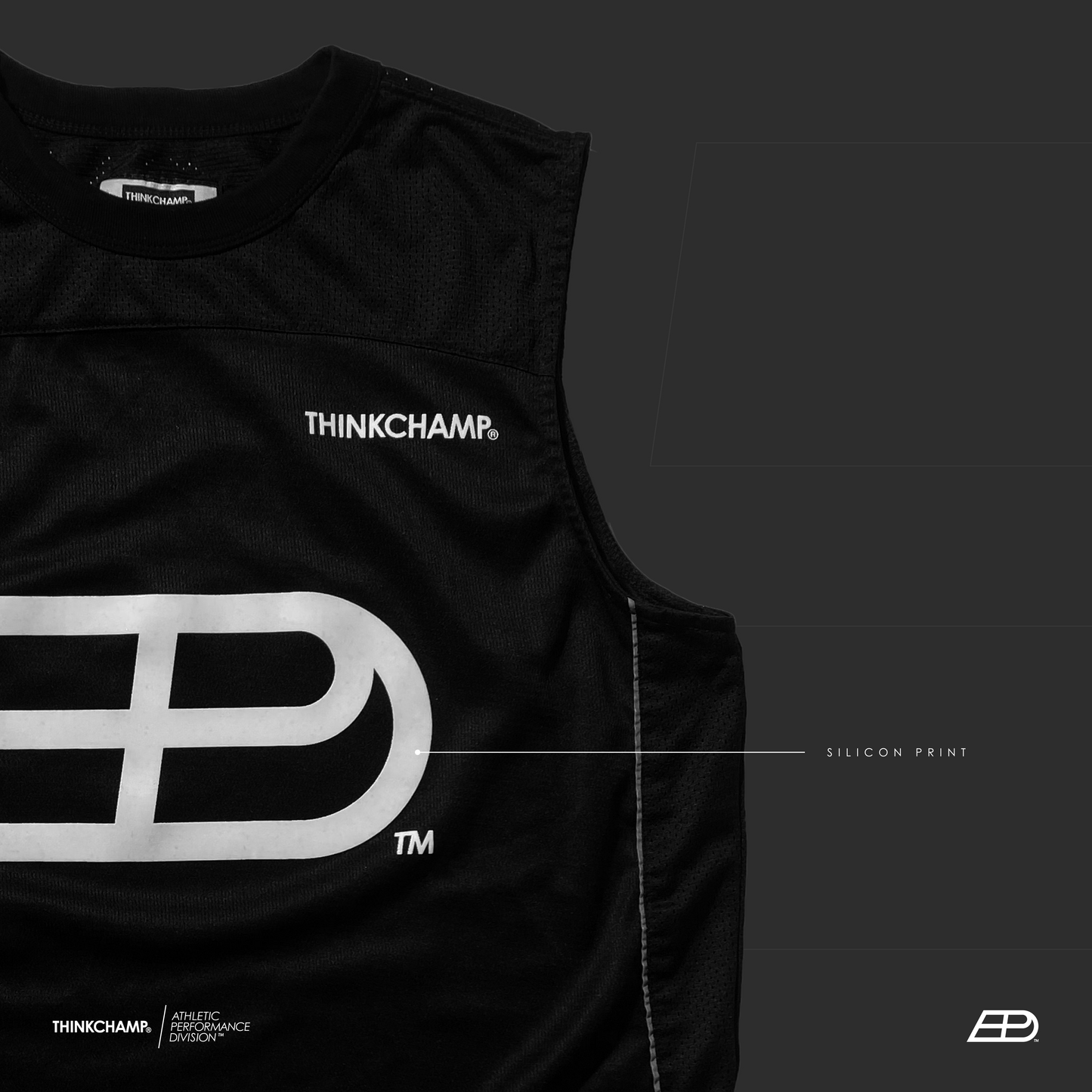 PRE-ORDER ONLY | ZEE2 RACE TOP in B/W Colorway