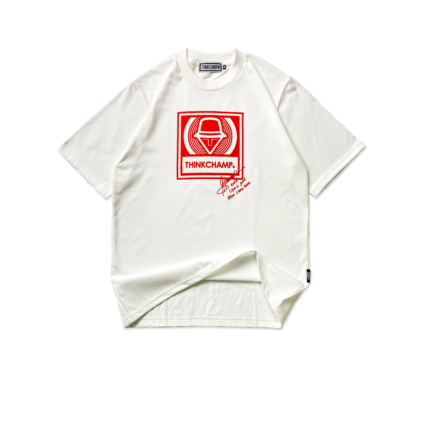 EMBLEM DEDICATION | OVERSIZED TEE IN OFFWHITE