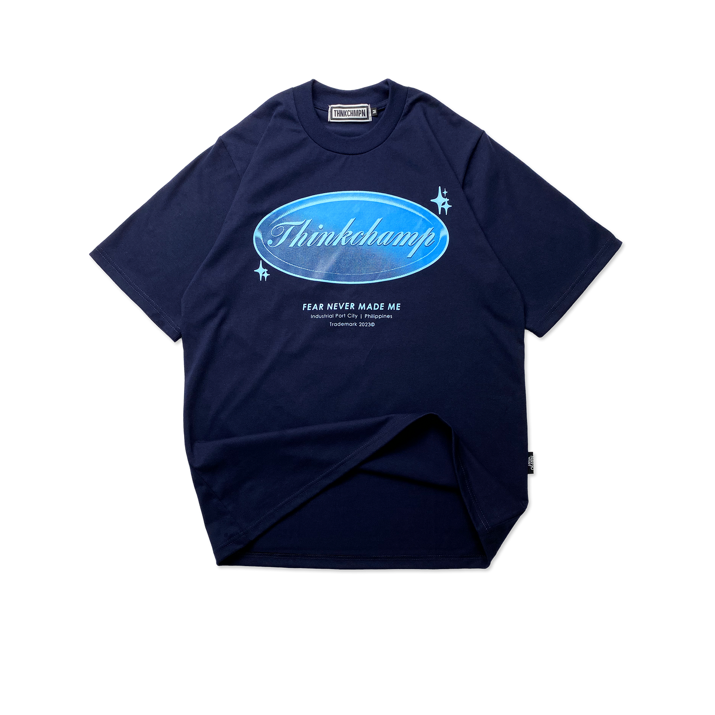 TOMMY | OVERSIZED TEE IN OCEAN BLUE
