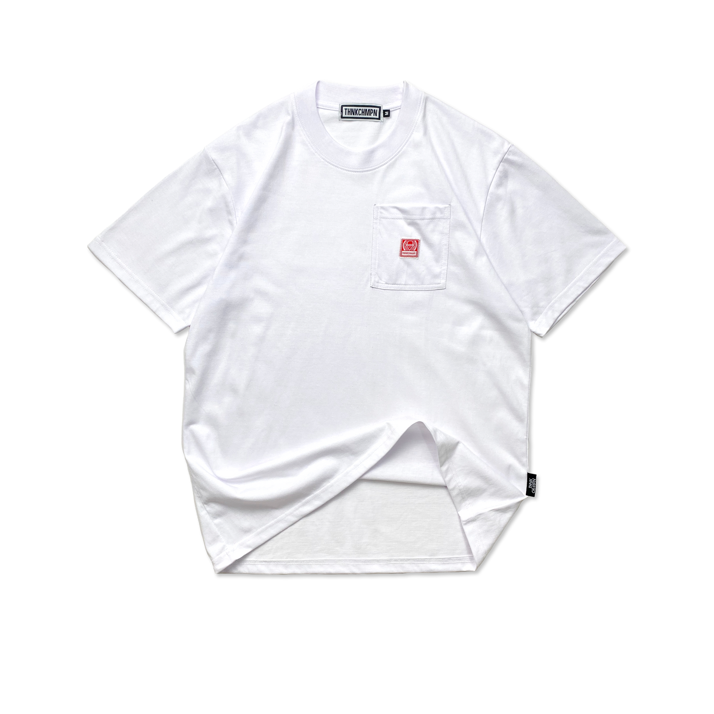 ICONIC POCKET TEE IN WHITE