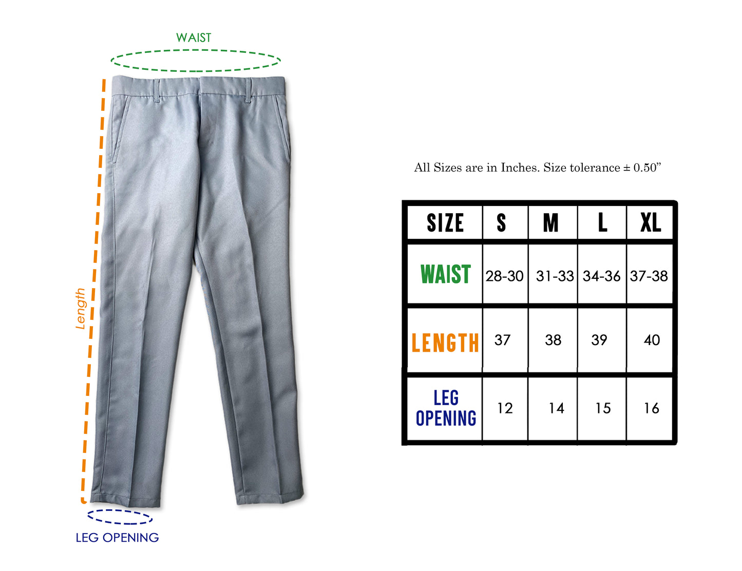 STRAIGHT TROUSERS IN ASTON GREY