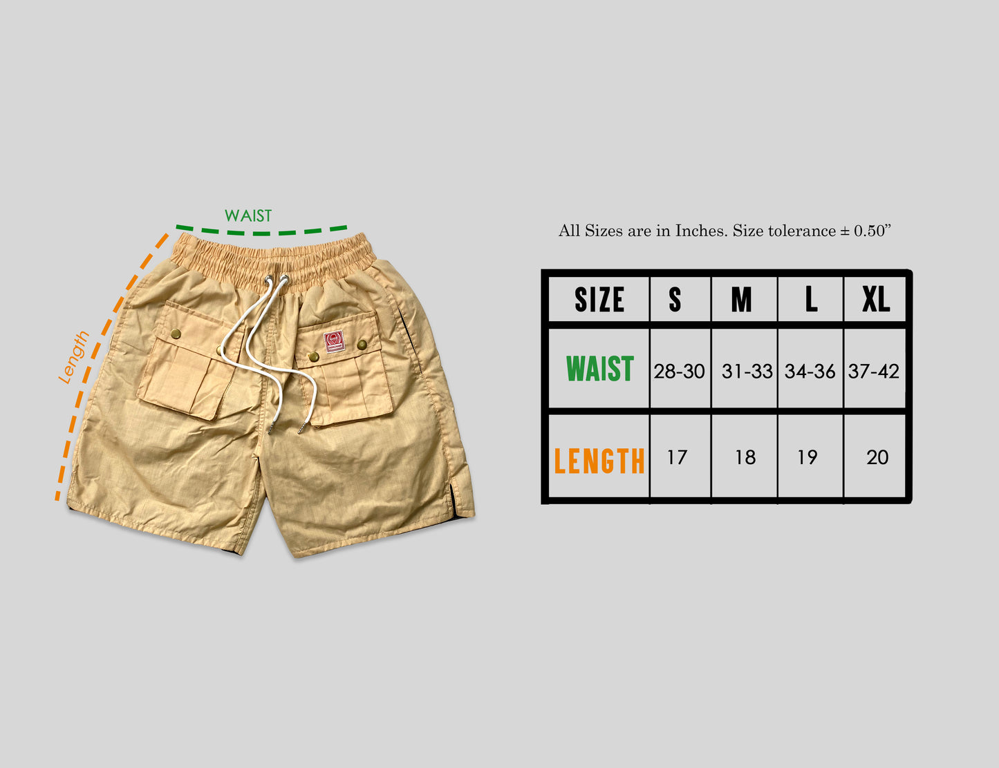 OMNI-WEAR™ | 5 POCKET LINEN SHORTS IN LATTE KHAKI