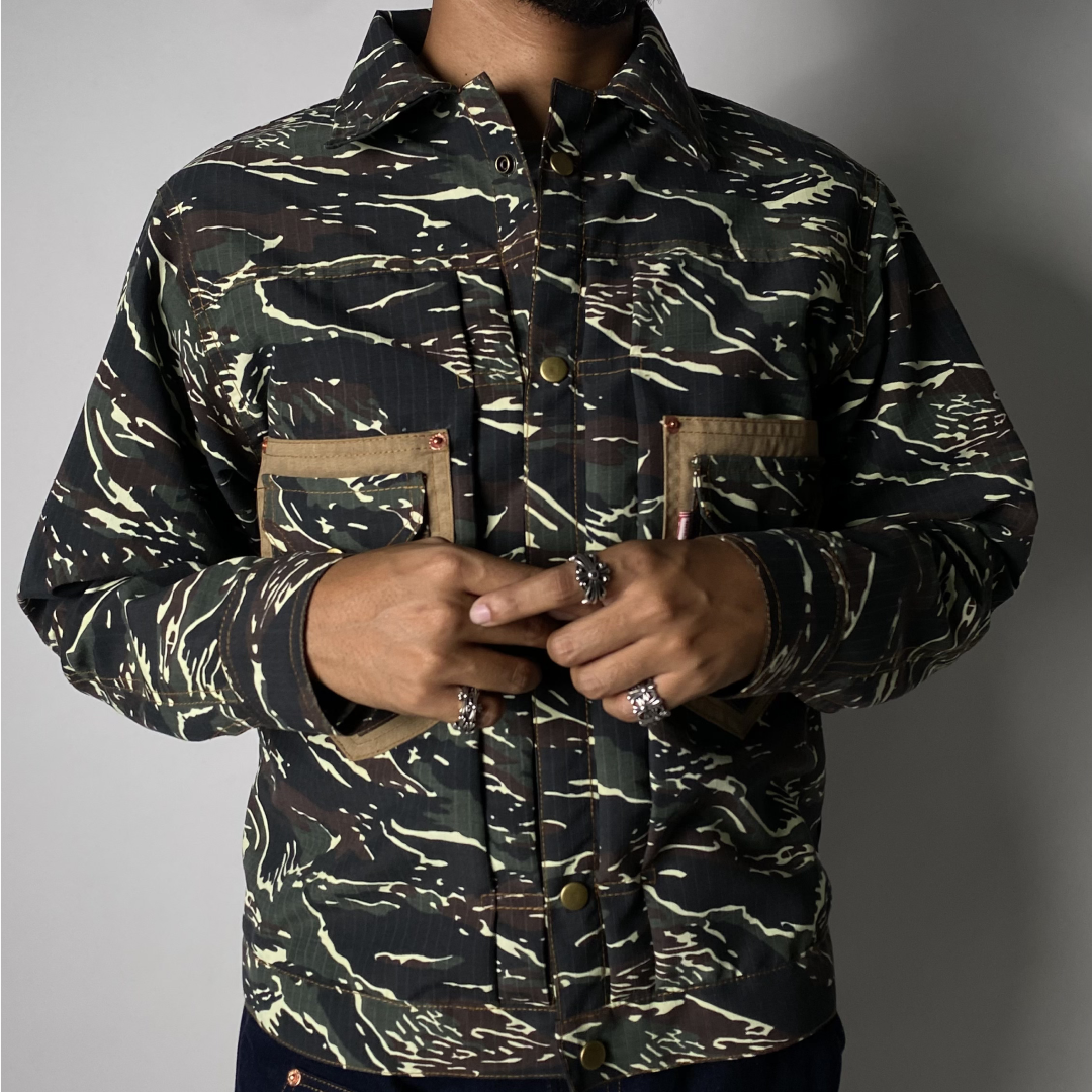 ARCHIVE 004: BUCCANEER PANTHERA TIGRIS TYPE-4 JACKET | SCARLET TAG BY THINKCHAMP