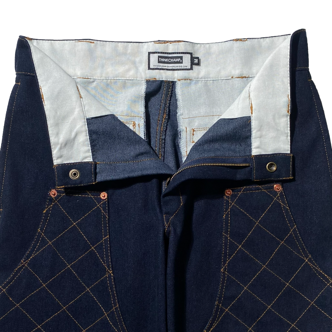 ARCHIVE 005: DENIM HUNTER PANTS IN INDIGO BLUE