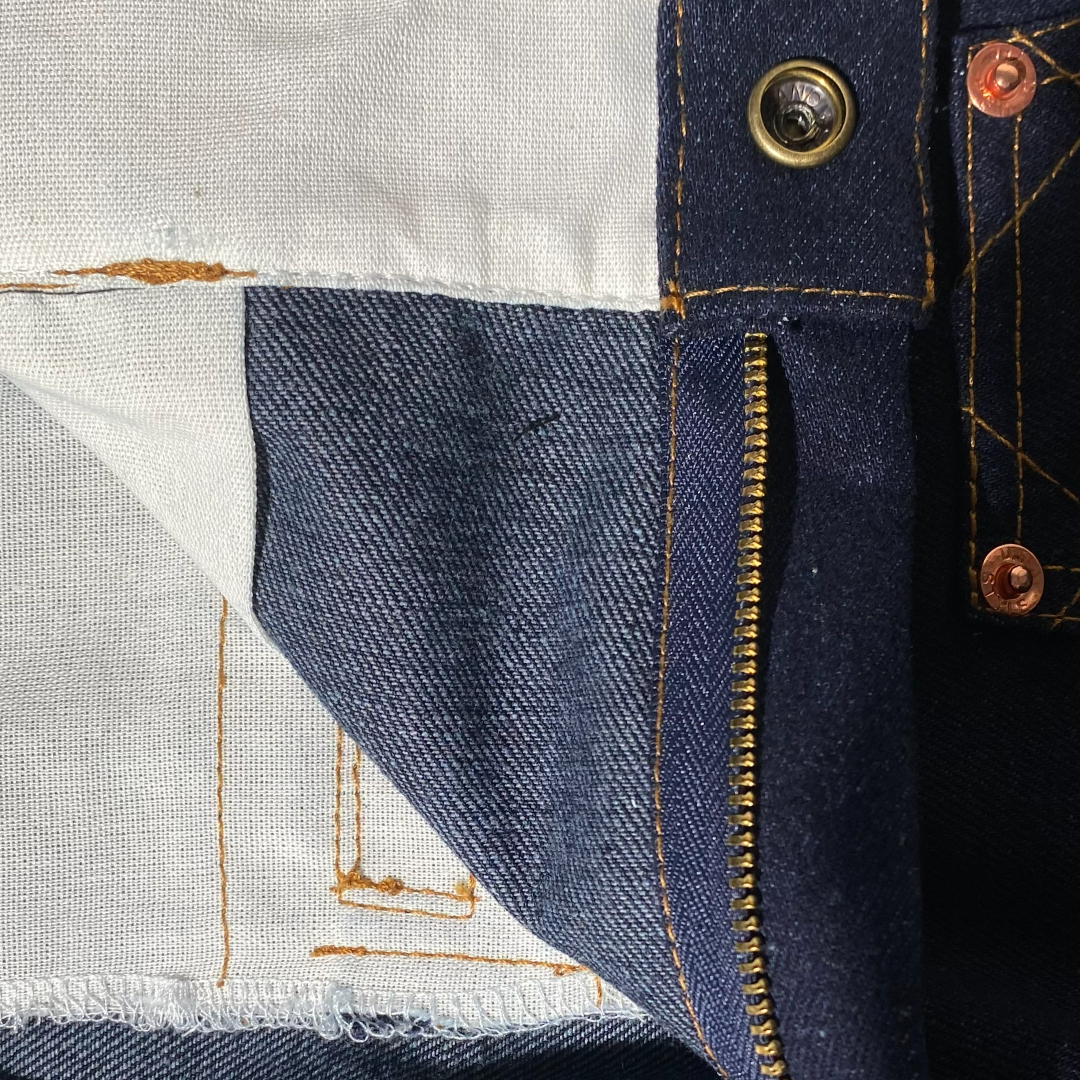 ARCHIVE 005: DENIM HUNTER PANTS IN INDIGO BLUE