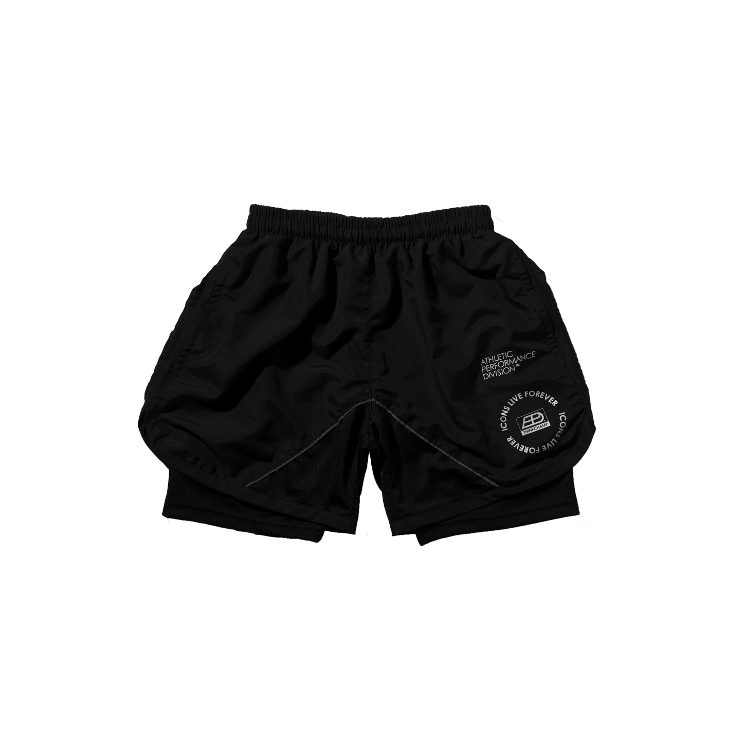 ZEE2 RUNNING SHORTS IN COMET WHITE