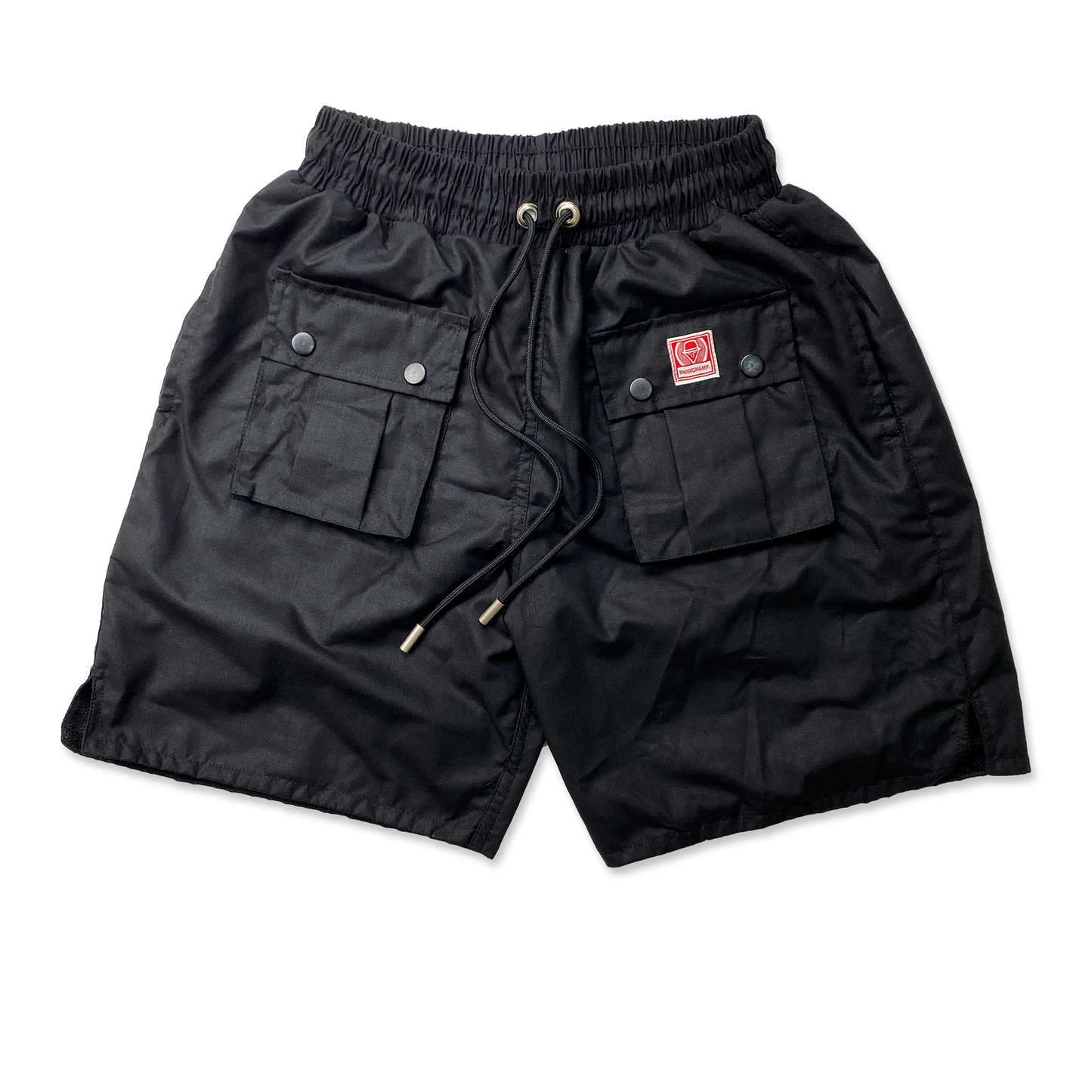 OMNI-WEAR™ | 5 POCKET LINEN SHORTS IN BASALT BLACK