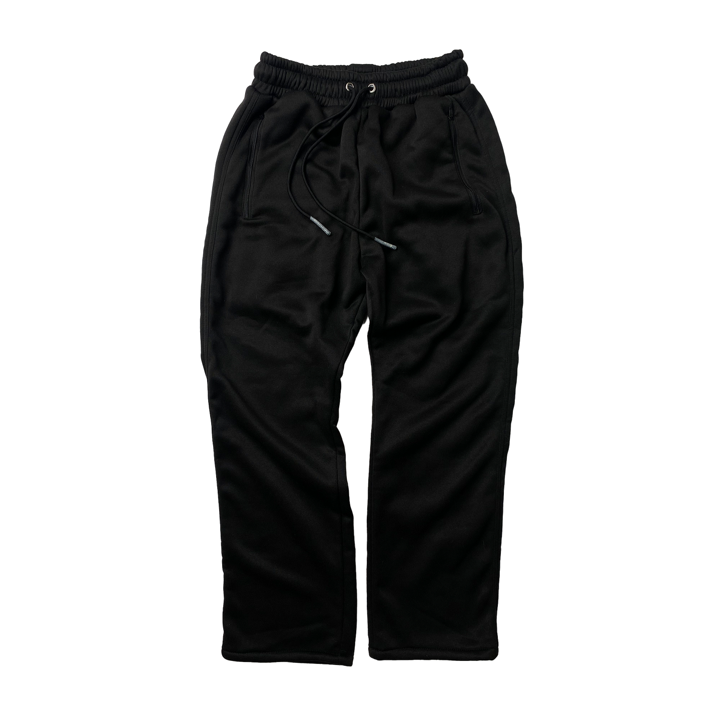 STRAIGHT-CUT SWEATPANTS IN BASALT BLACK