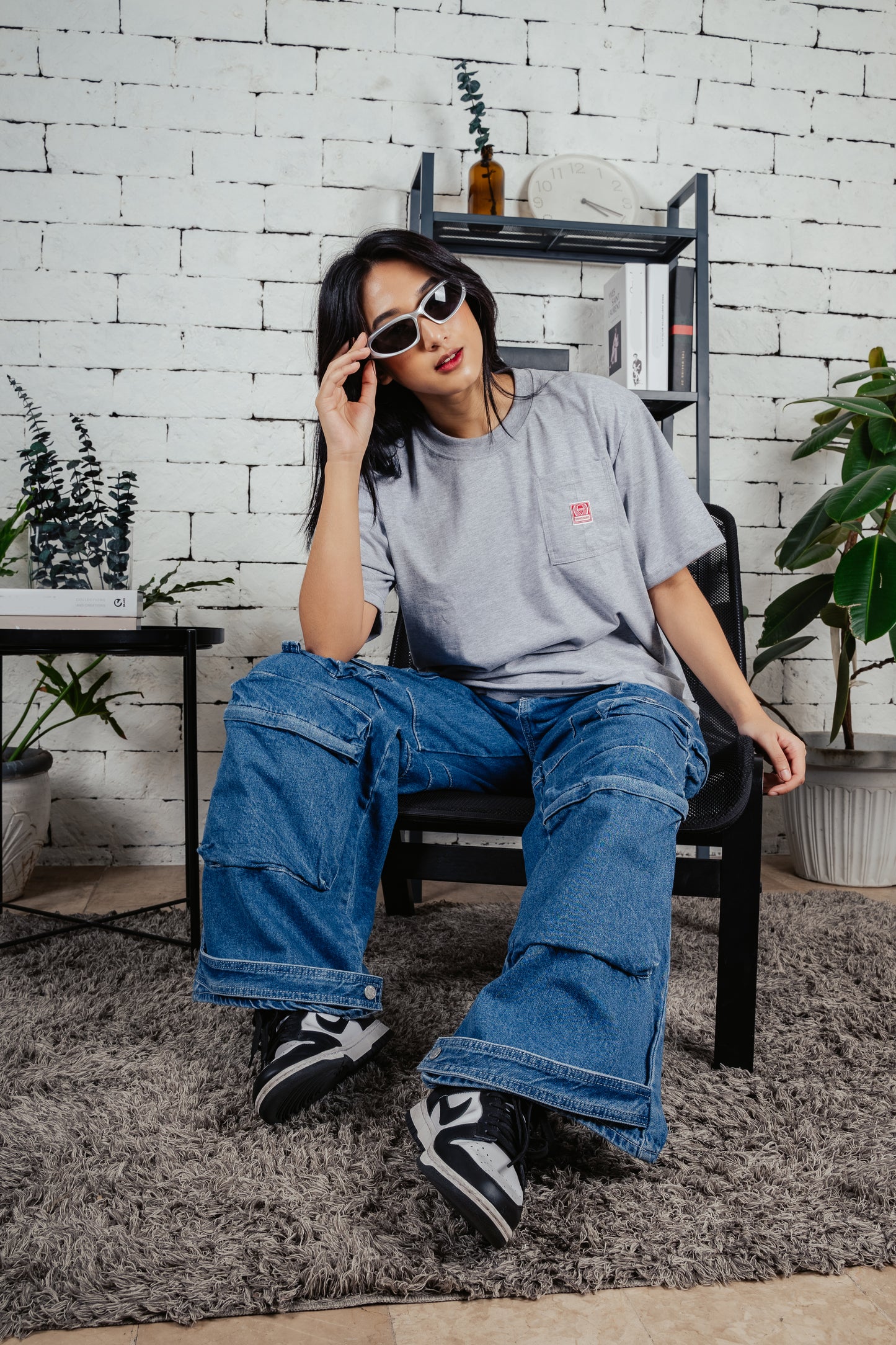 THINK CHAMP | HEATHER GREY | SHORT SLEEVE POCKET TEE