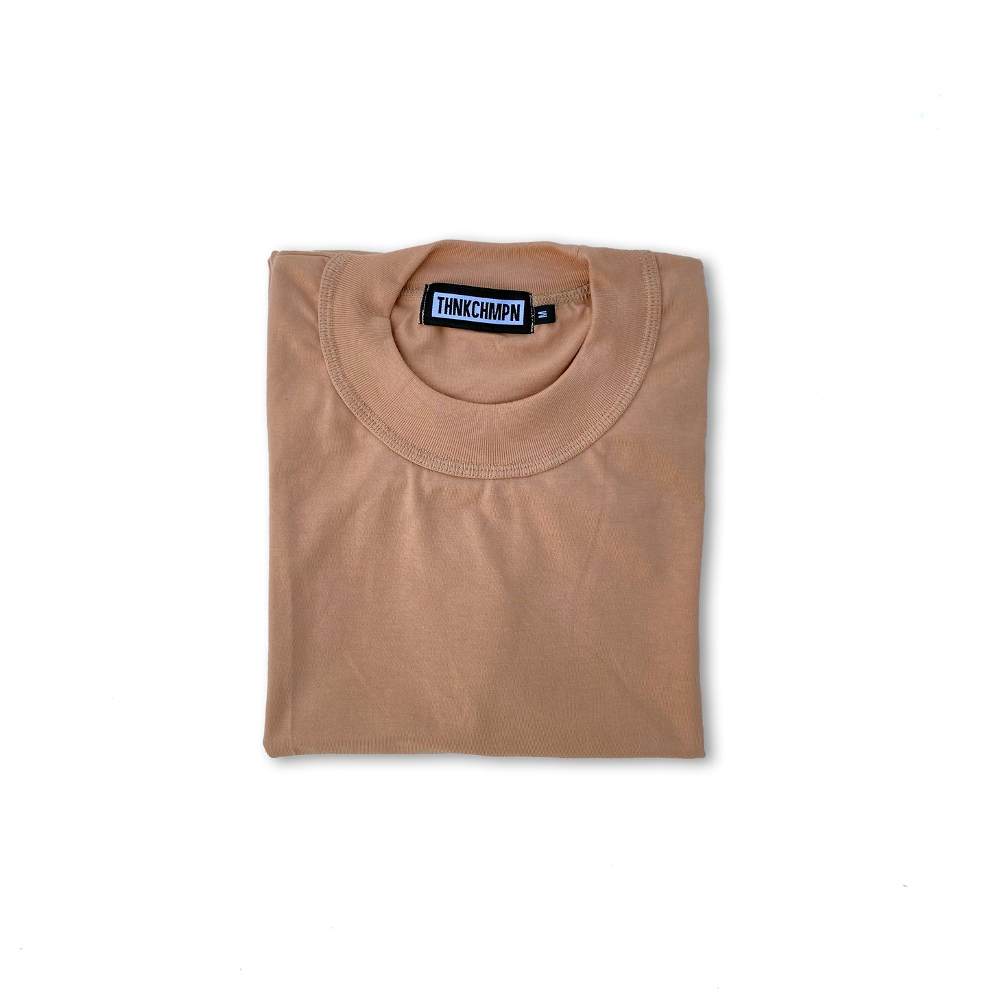 MOCHA | ELEVATED MOCK NECK | SHORT SLEEVE TEE