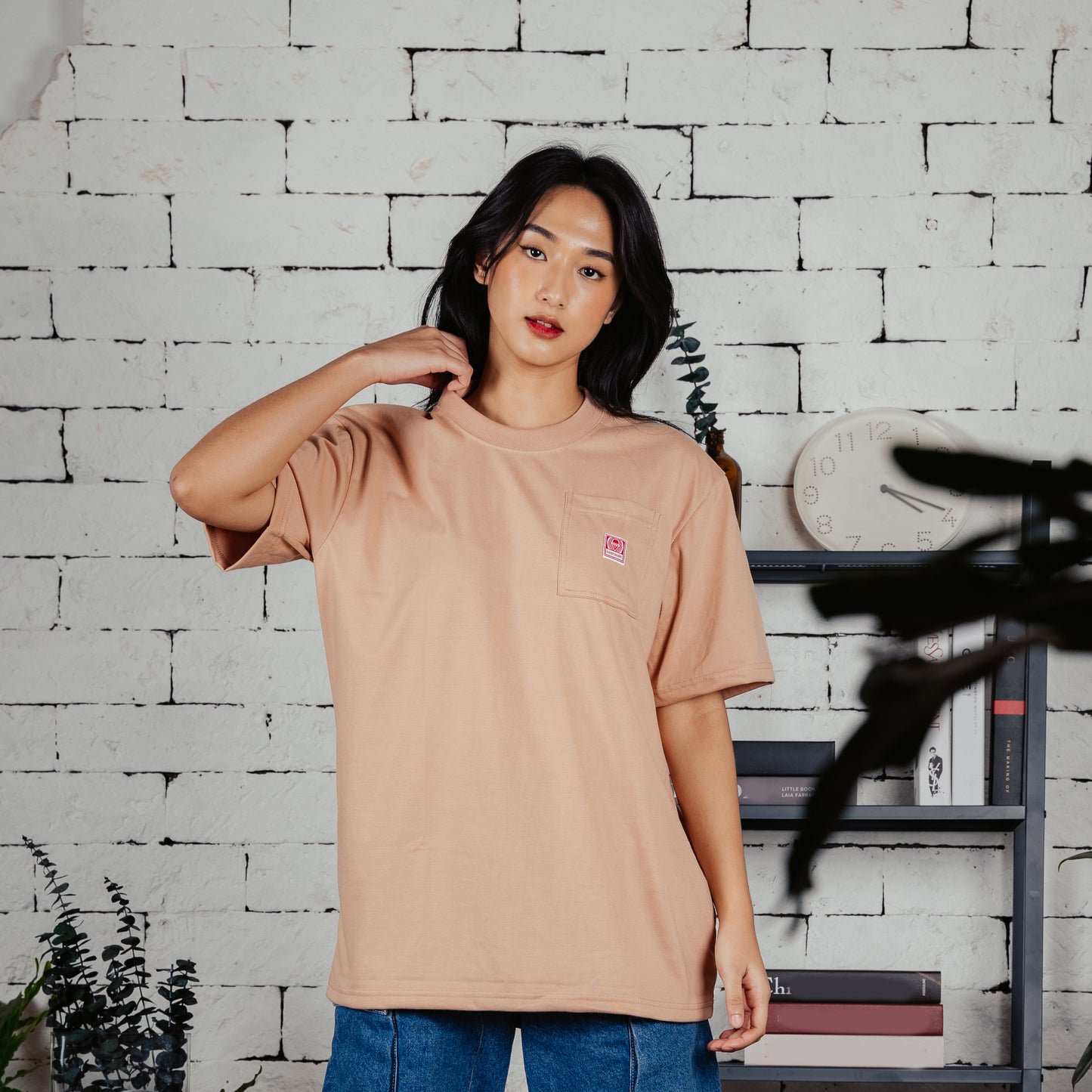 THINK CHAMP | MOCHA | SHORT SLEEVE POCKET TEE