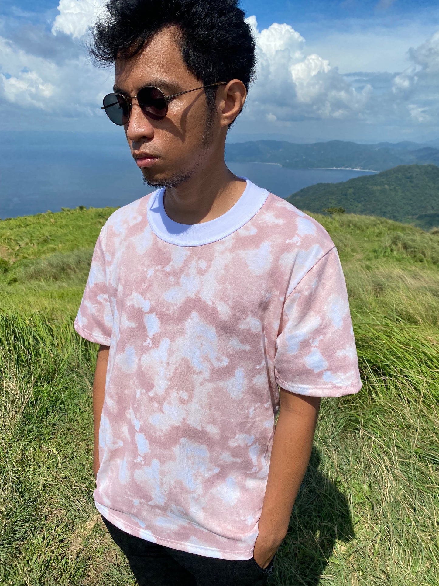 TIEDYE | ELEVATED MOCK NECK | SHORT SLEEVE TEE
