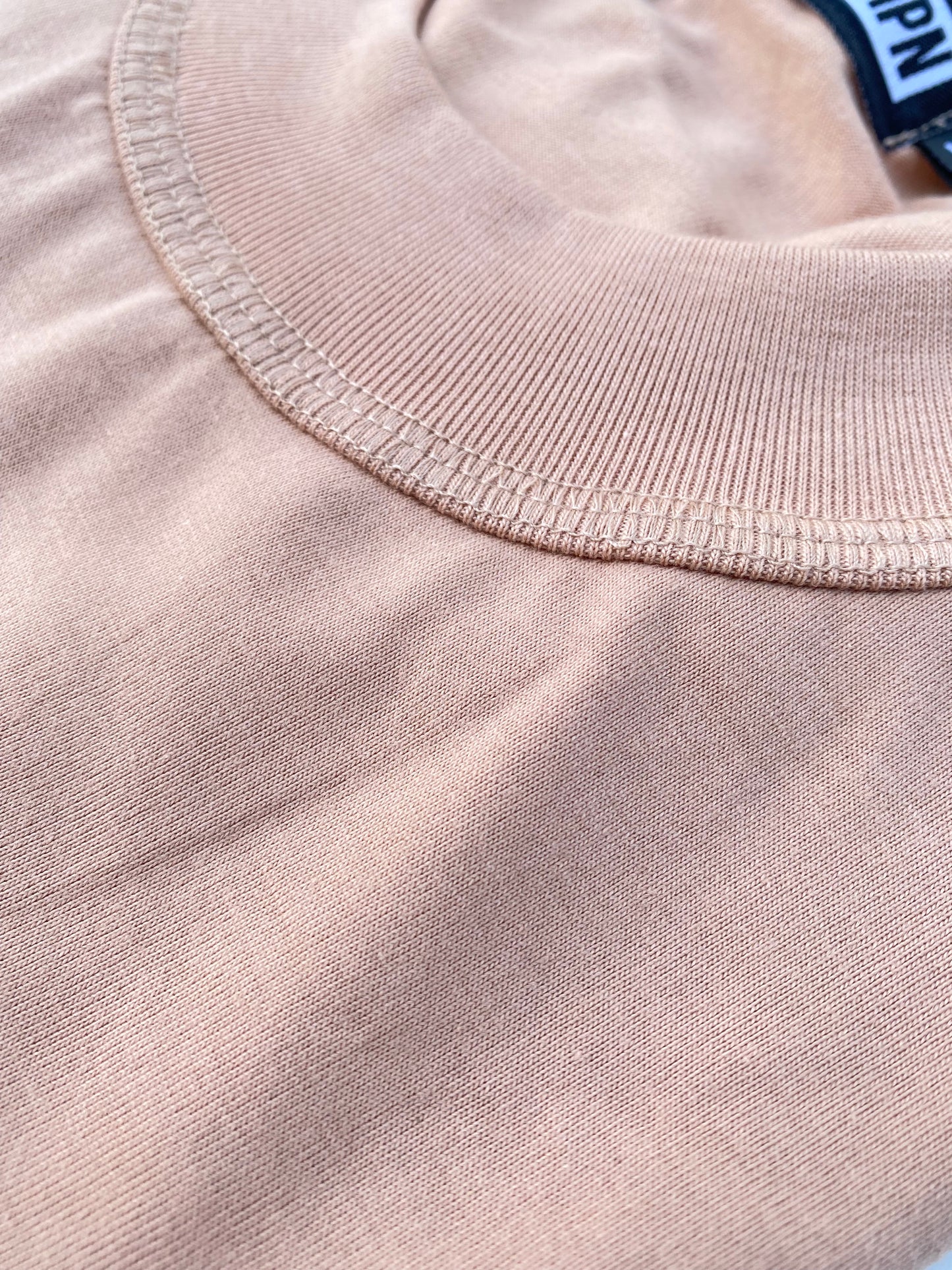 MOCHA | ELEVATED MOCK NECK | SHORT SLEEVE TEE