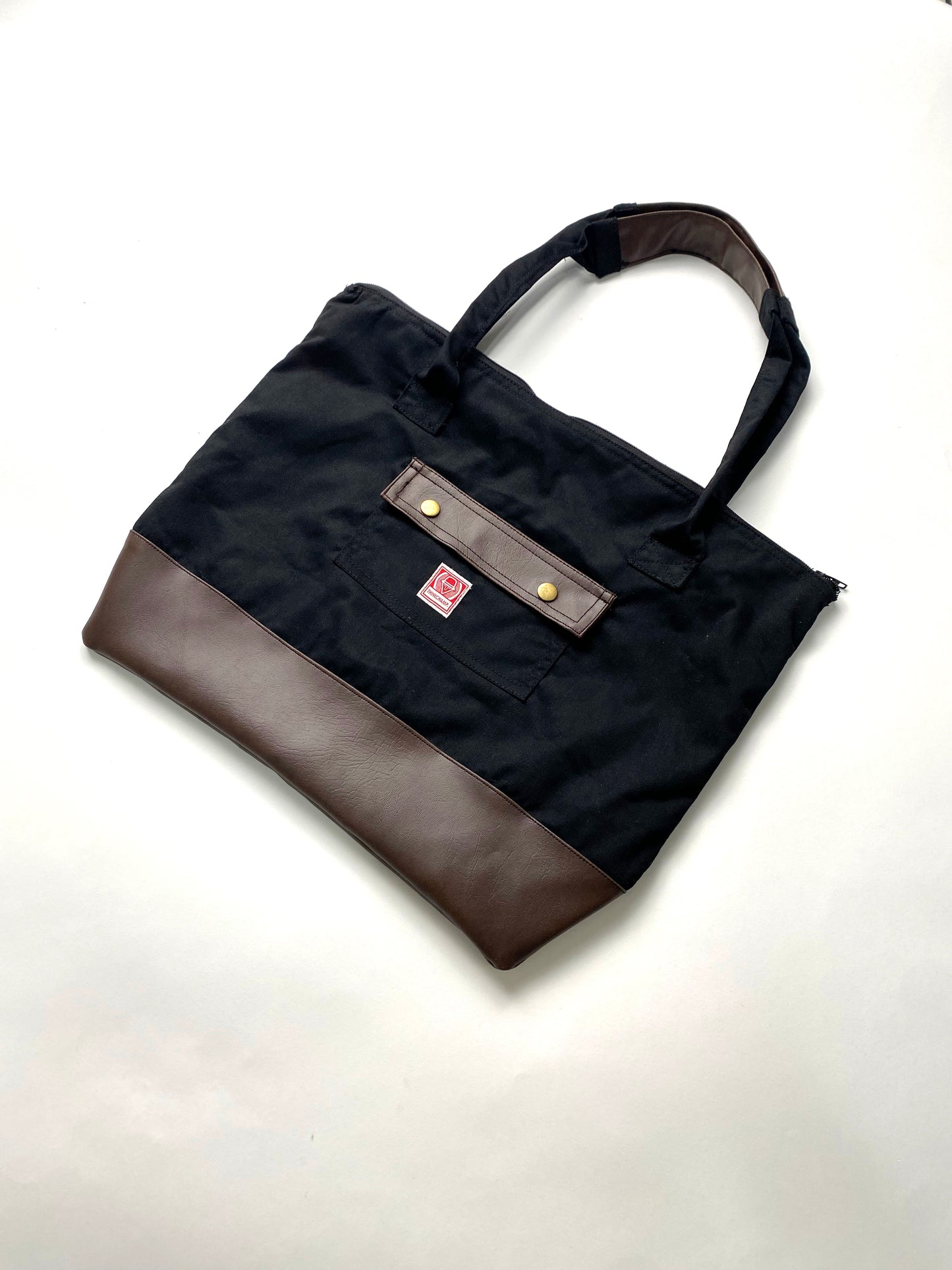 DAYPACK TOTE BAG | L&D IN BASALT BLACK