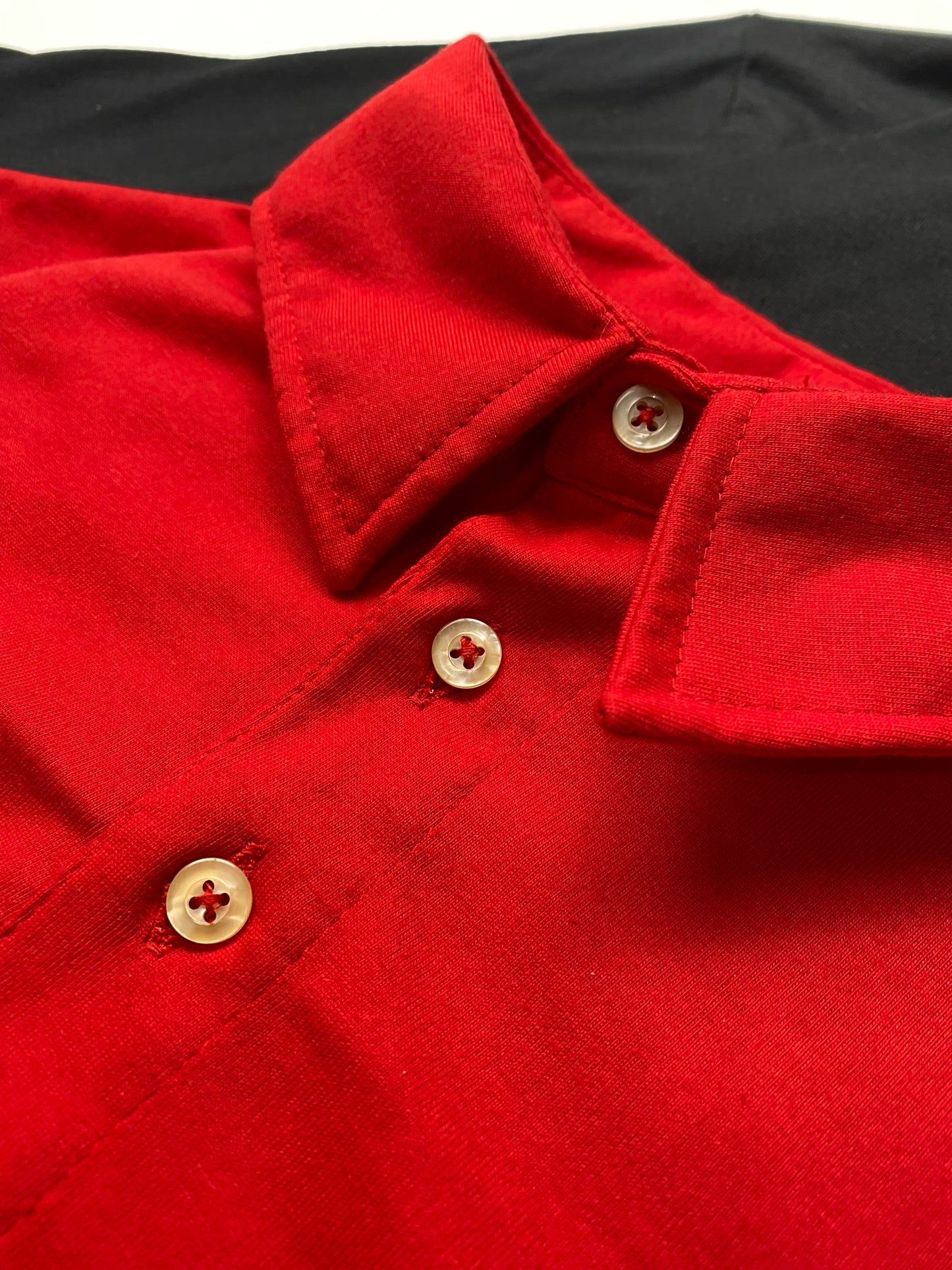 POLO CLUB | OVERSIZED POLO SHIRT IN DOMINANT RED