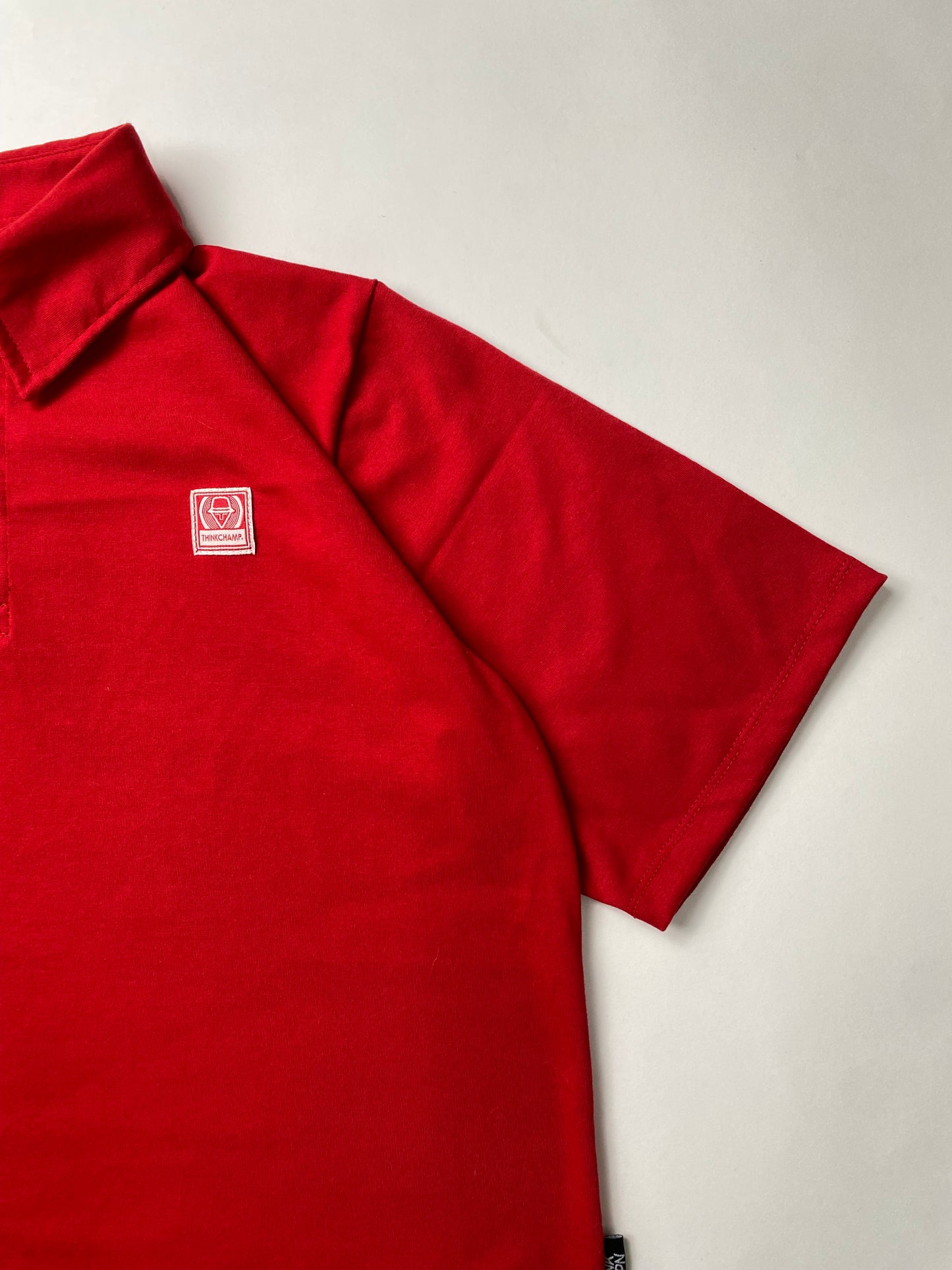 POLO CLUB | OVERSIZED POLO SHIRT IN DOMINANT RED