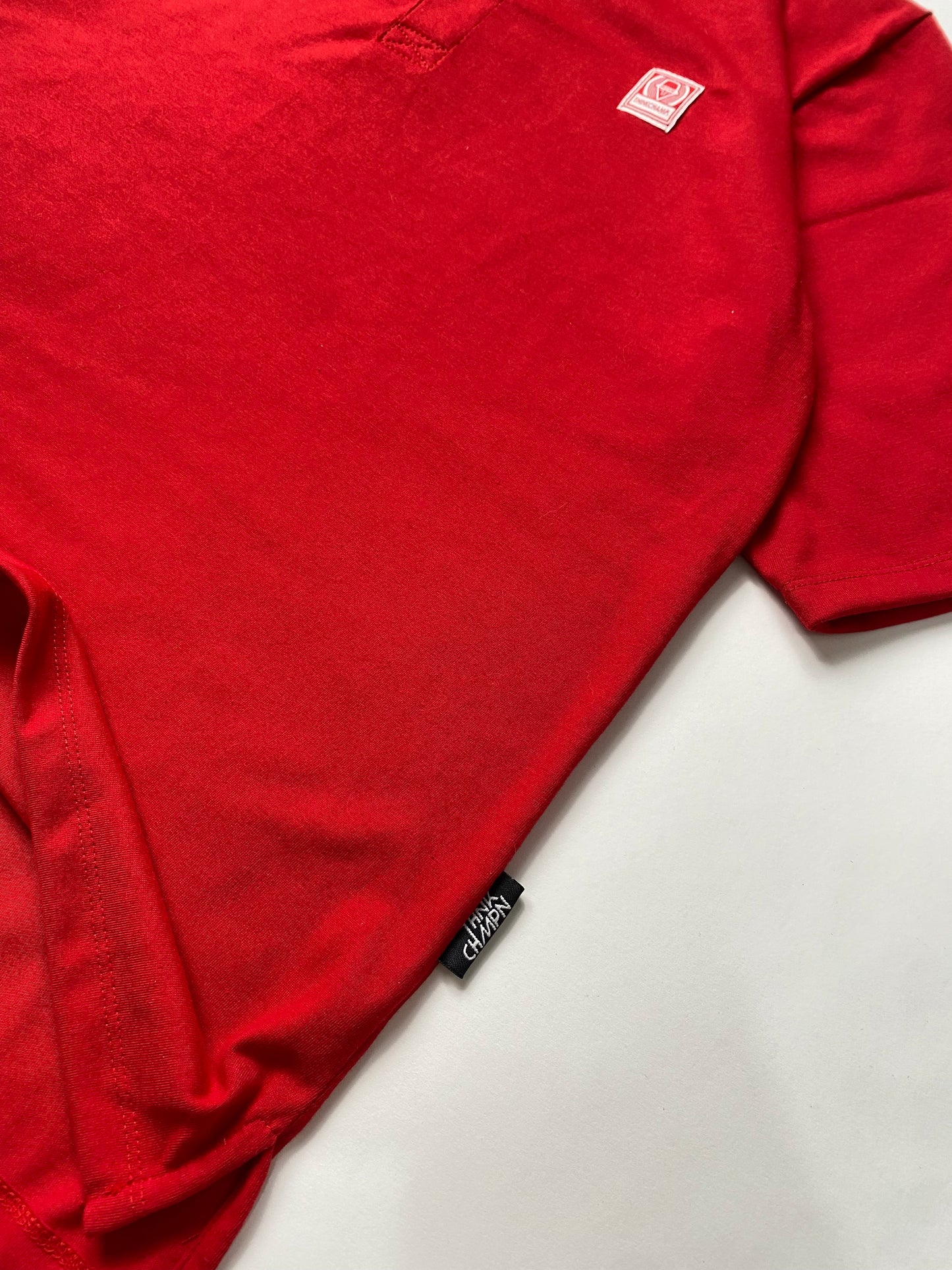 POLO CLUB | OVERSIZED POLO SHIRT IN DOMINANT RED