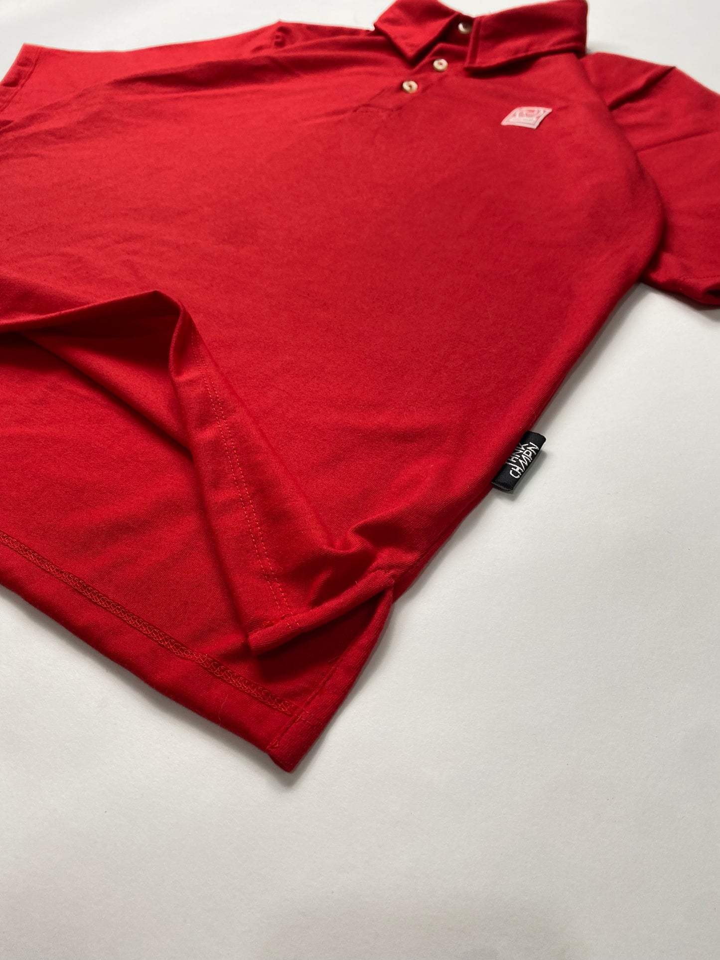 POLO CLUB | OVERSIZED POLO SHIRT IN DOMINANT RED