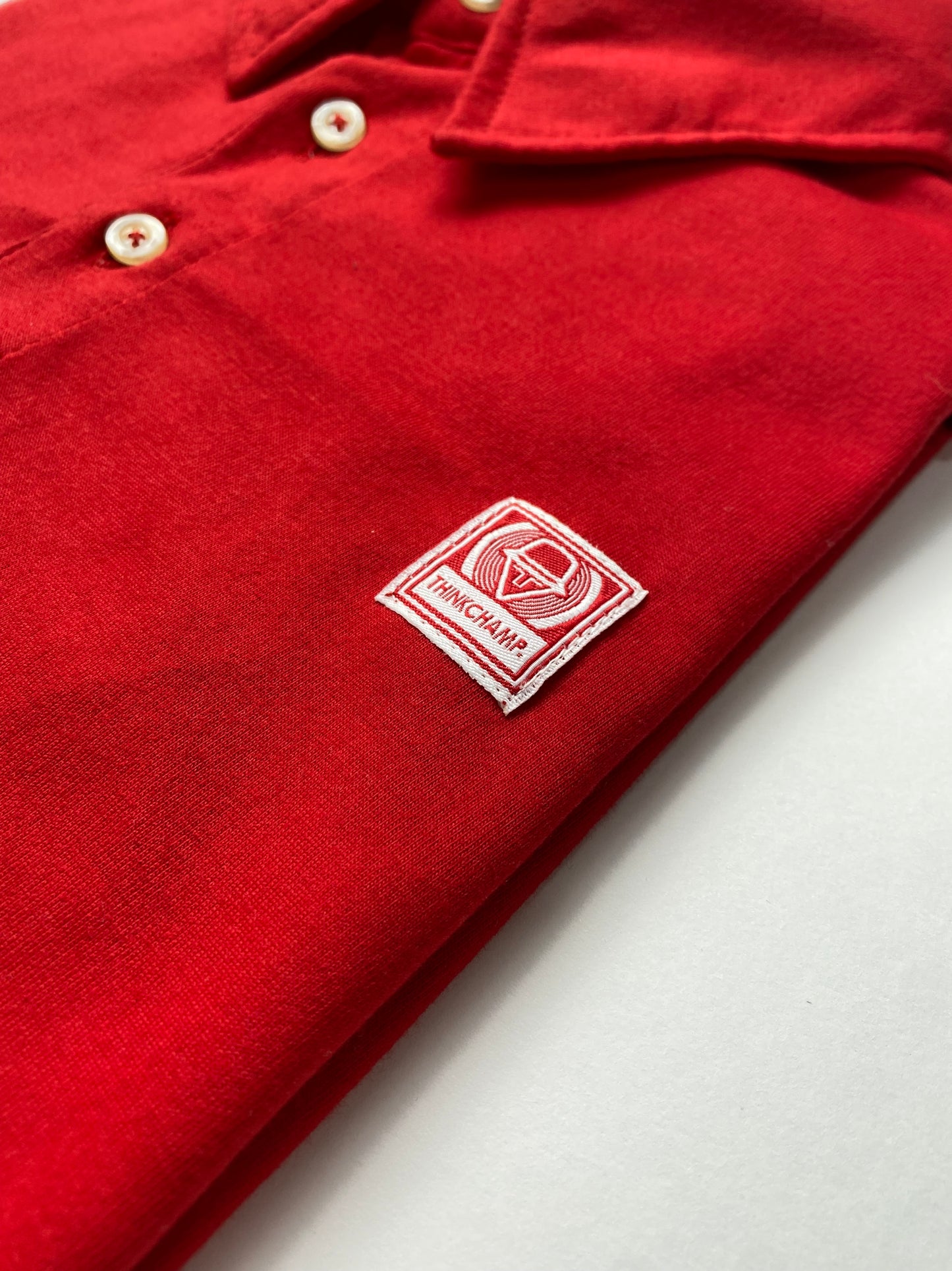 POLO CLUB | OVERSIZED POLO SHIRT IN DOMINANT RED