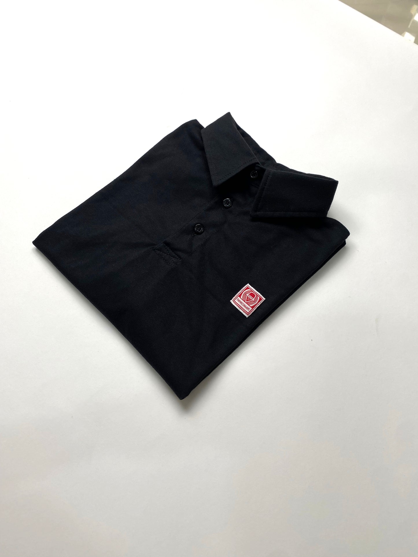 POLO CLUB | OVERSIZED POLO SHIRT IN BASALT BLACK