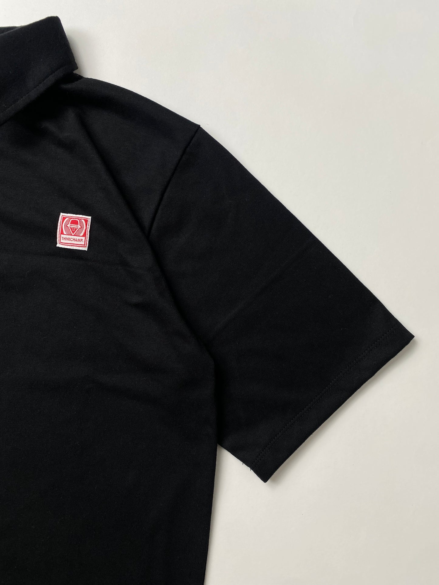 POLO CLUB | OVERSIZED POLO SHIRT IN BASALT BLACK