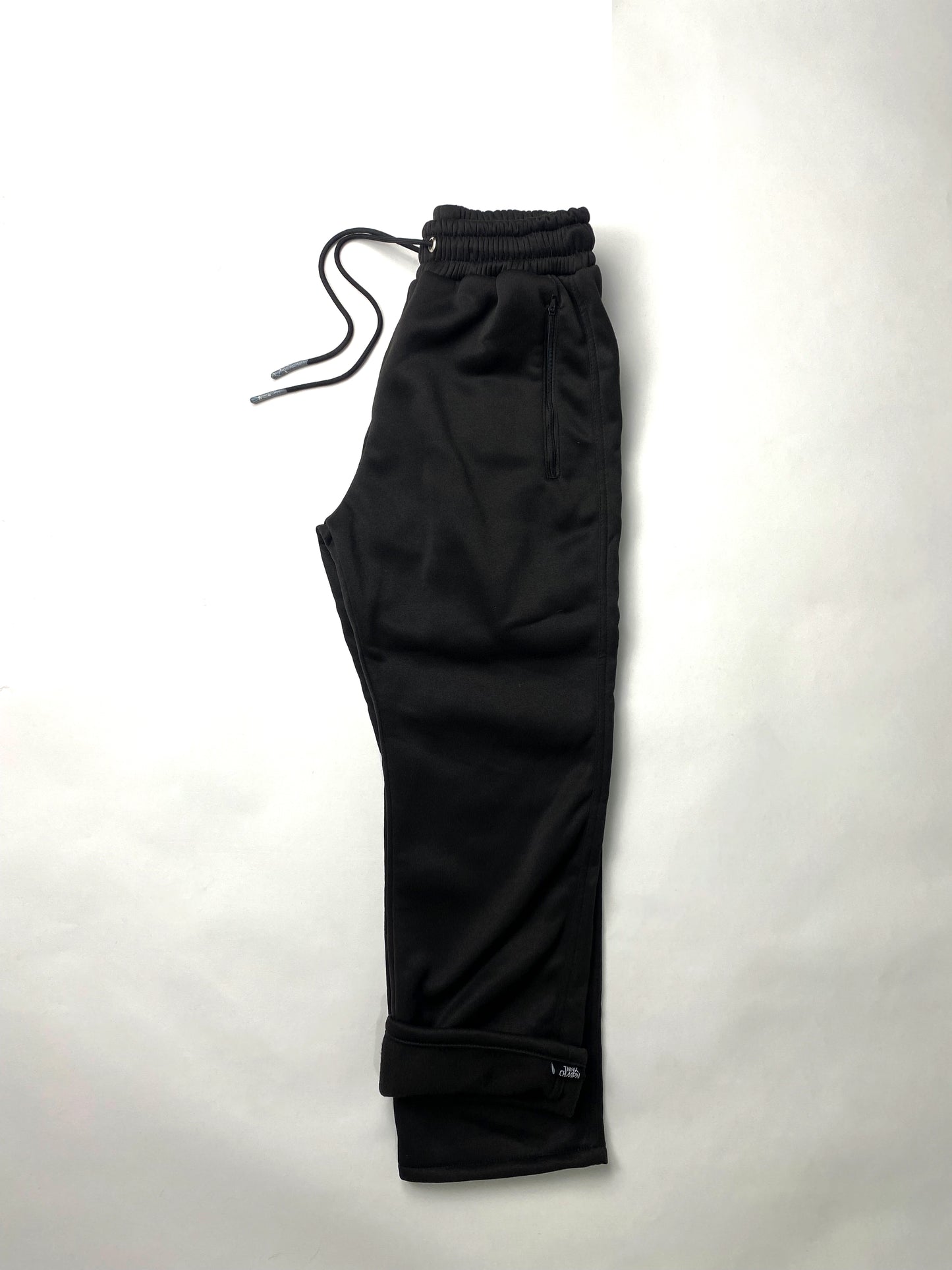 STRAIGHT-CUT SWEATPANTS IN BASALT BLACK