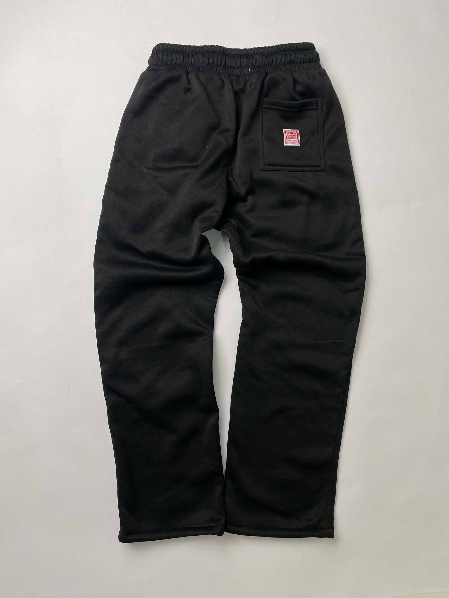 STRAIGHT-CUT SWEATPANTS IN BASALT BLACK