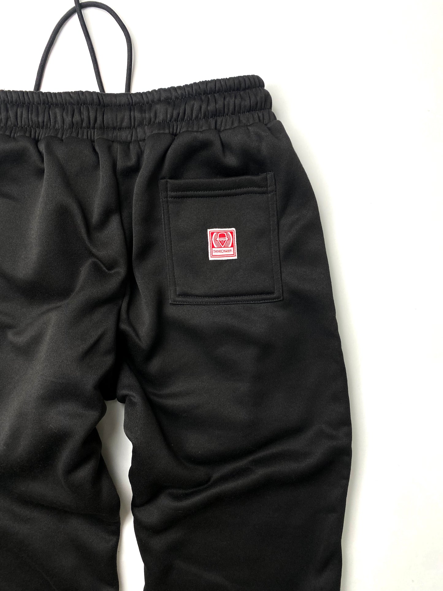STRAIGHT-CUT SWEATPANTS IN BASALT BLACK