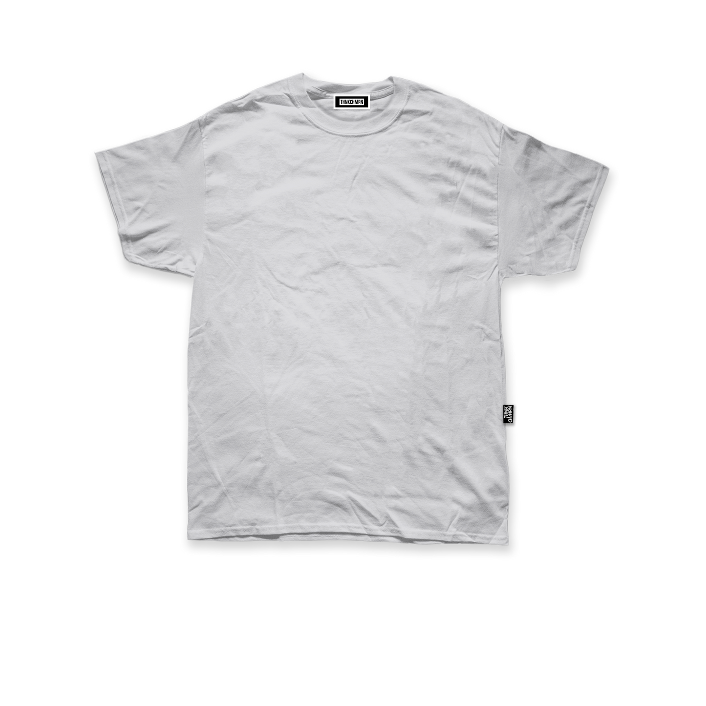 アクロマティックグレーのオーバーサイズTシャツ