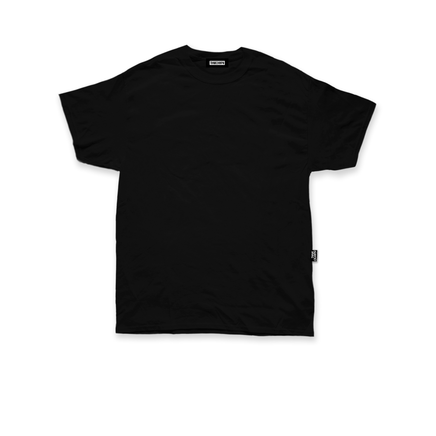 JET BLACK | ELEVATED MOCK NECK | SHORT SLEEVE TEE