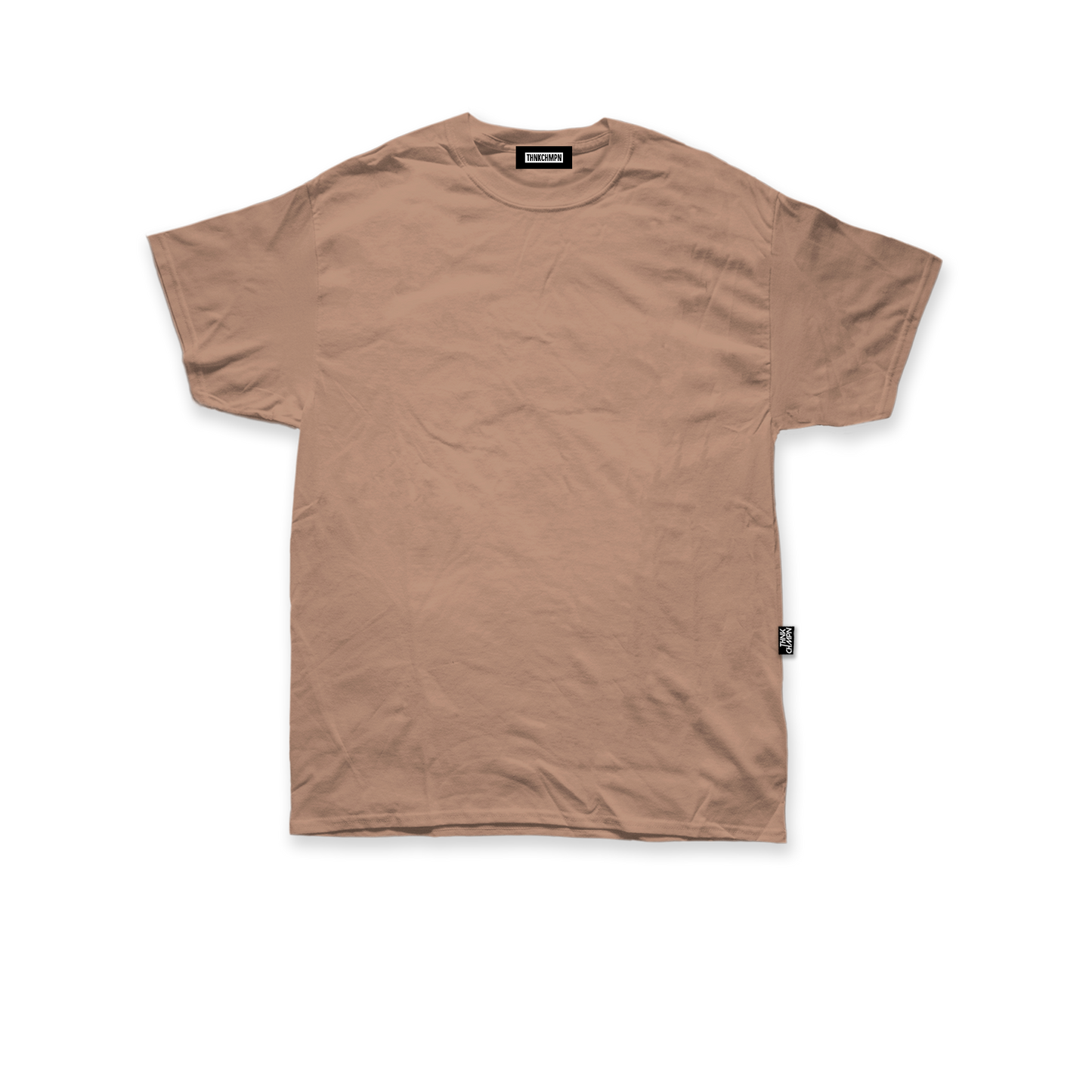 MOCHA | ELEVATED MOCK NECK | SHORT SLEEVE TEE