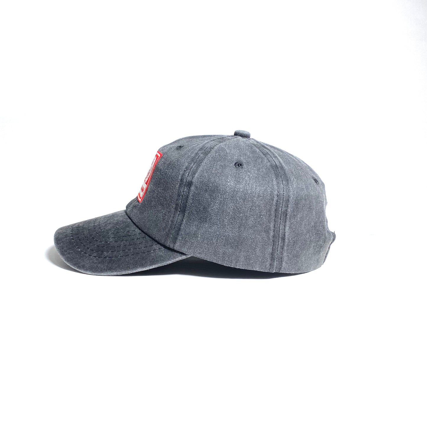 ACID WASHED DADHAT IN CHARCOAL BLACK