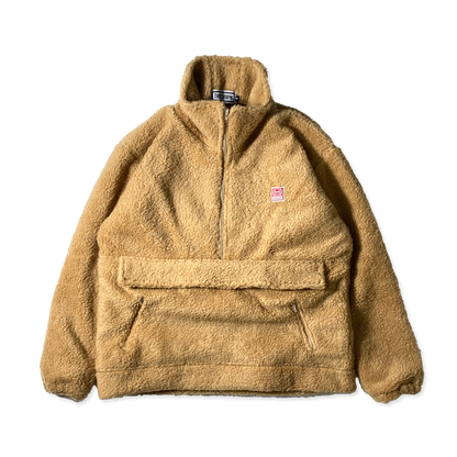 HALFZIP FUR FLEECE IN WOODPLANK | ANORAK 36