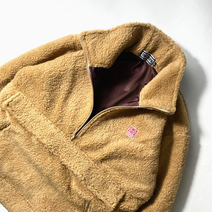 HALFZIP FUR FLEECE IN WOODPLANK | ANORAK 36