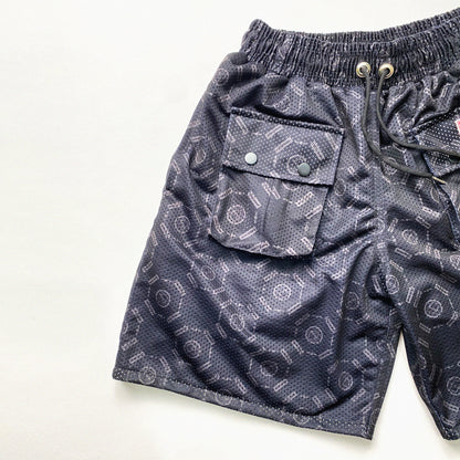 SOPHISTICATED™ | 5 POCKET MESH SHORTS IN BASALT BLACK