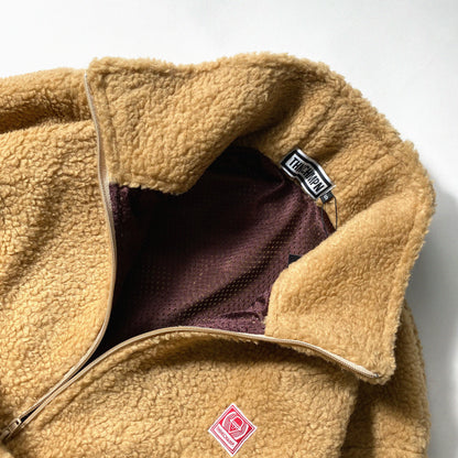 HALFZIP FUR FLEECE IN WOODPLANK | ANORAK 36