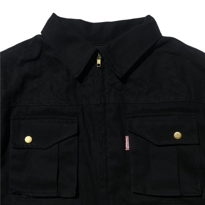 BUCCANEER BISON PADDED-READY JACKET IN BASALT BLACK