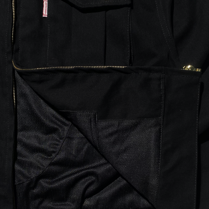 BUCCANEER BISON PADDED-READY JACKET IN BASALT BLACK