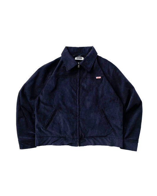 BUCCANEER CORDUROY ZIPDOWN DETROIT IN OCEAN BLUE | SCARLET TAG BY THINKCHAMP
