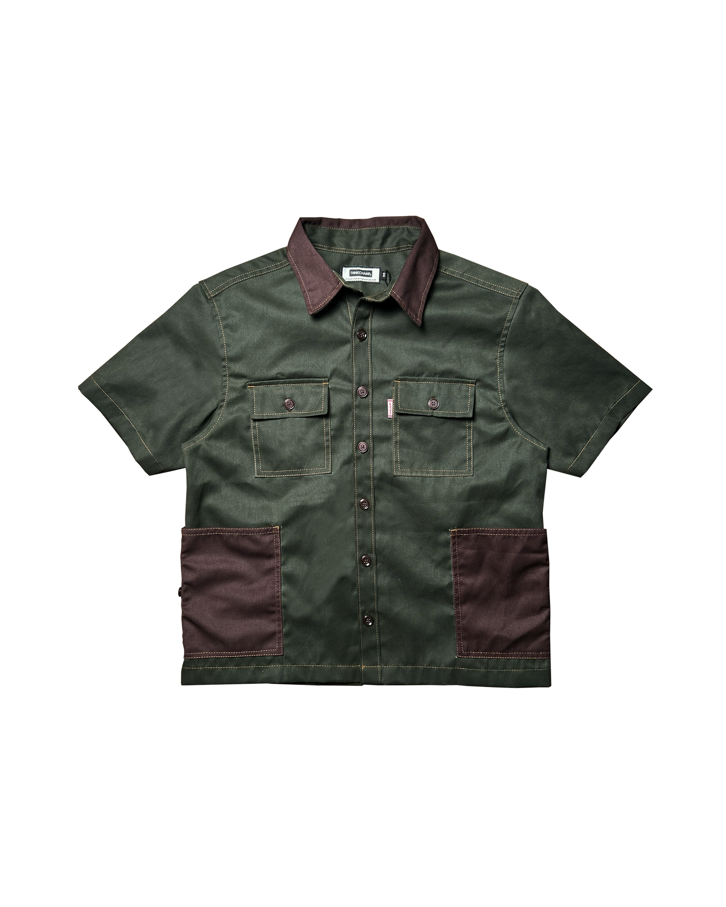 CHARLIE WORKWEAR POLO JAPAN TWILL IN FOREST BLEND
