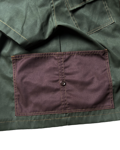 CHARLIE WORKWEAR POLO JAPAN TWILL IN FOREST BLEND