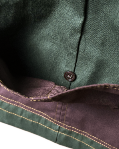 CHARLIE WORKWEAR POLO JAPAN TWILL IN FOREST BLEND