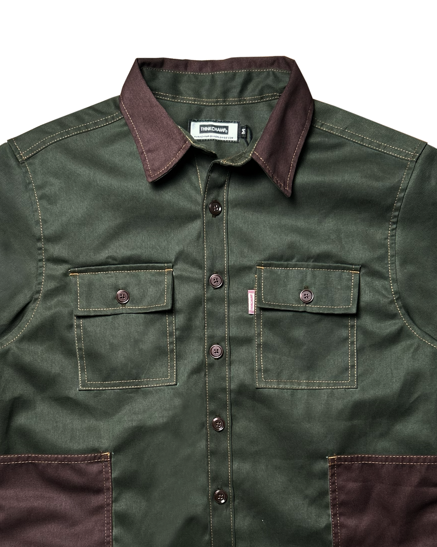 CHARLIE WORKWEAR POLO JAPAN TWILL IN FOREST BLEND