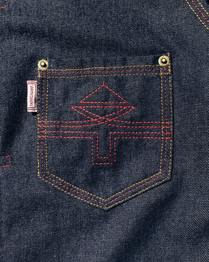 BUCCANEER IRONLINE DENIM TYPE-1 JACKET IN INDIGO BLUE - SCARLET TAG