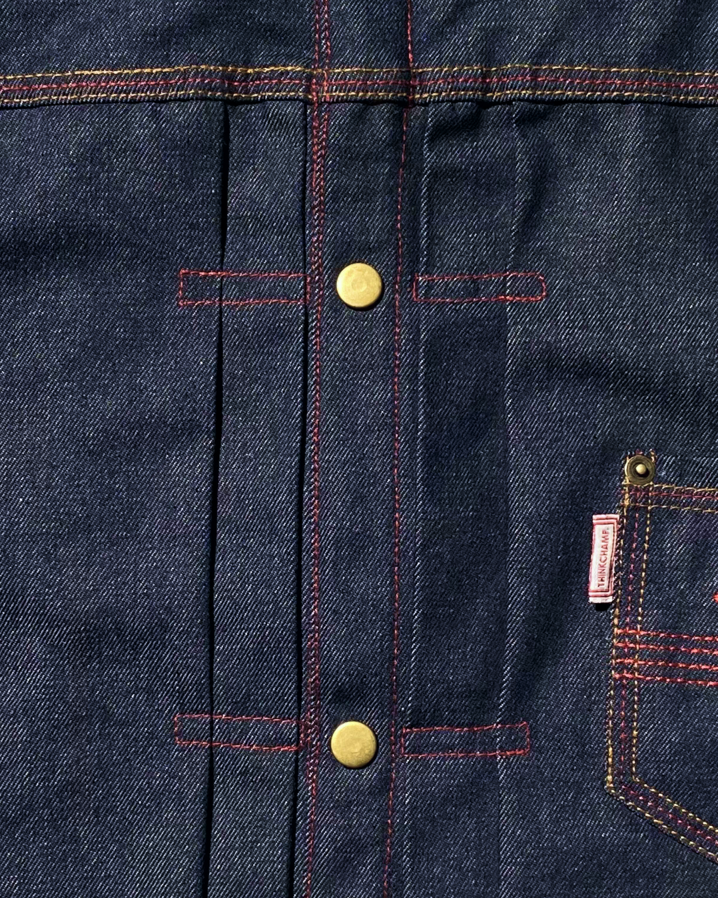 BUCCANEER IRONLINE DENIM TYPE-1 JACKET IN INDIGO BLUE - SCARLET TAG