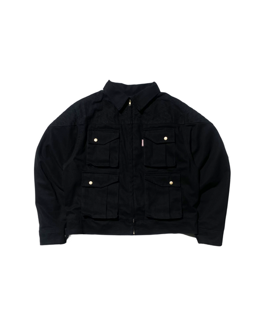 BUCCANEER BISON PADDED-READY JACKET IN BASALT BLACK