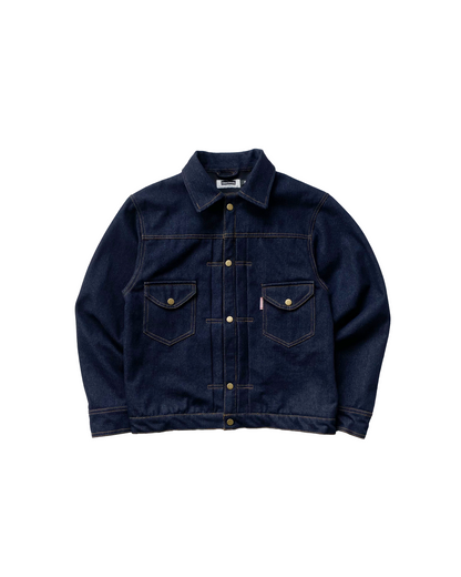 BUCCANEER DENIM TYPE-2 JACKET IN INDIGO BLUE | SCARLET TAG BY THINKCHAMP