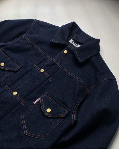 BUCCANEER DENIM TYPE-2 JACKET IN INDIGO BLUE | SCARLET TAG BY THINKCHAMP