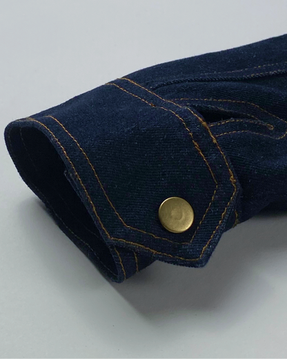 BUCCANEER DENIM TYPE-2 JACKET IN INDIGO BLUE | SCARLET TAG BY THINKCHAMP