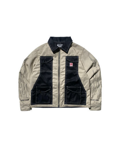 BUCCANEER REVERSED FLAMES PADDED-READY JACKET